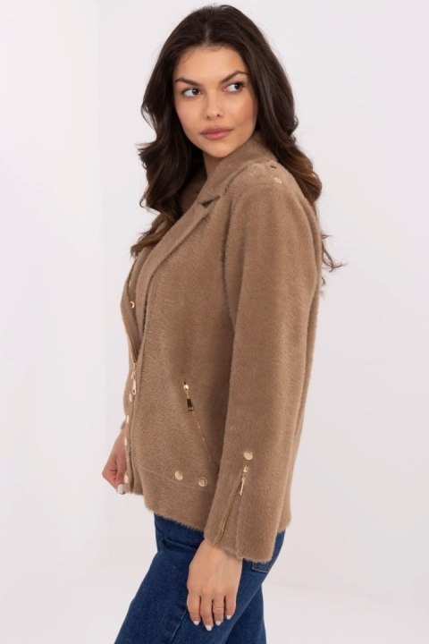 Kurtka Damska Model MBM-KR-L176.87 Dark Beige - MBM