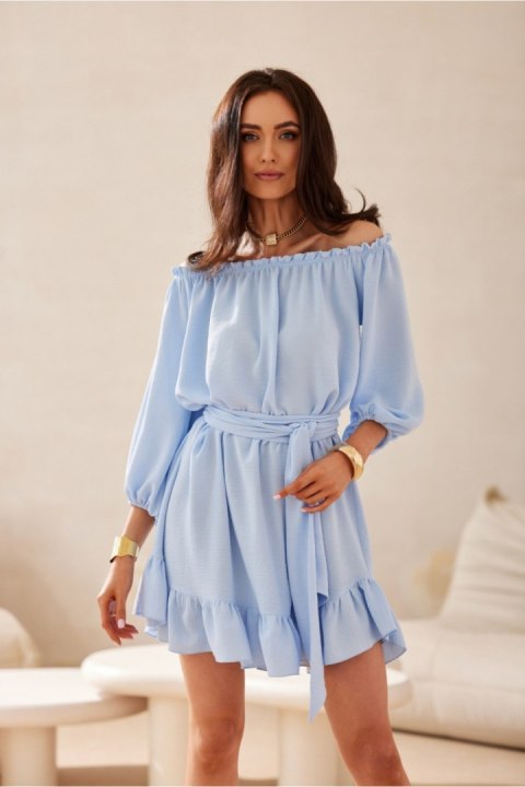 Sukienka Model Giulia BLE SUK0523 Błękit - Roco Fashion
