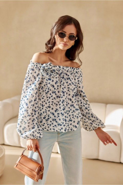 Bluzka Model Lima BLU0207-01K Navy - Roco Fashion
