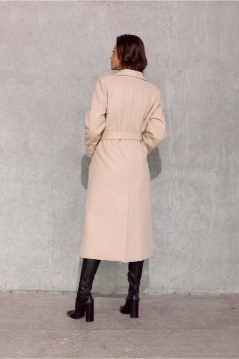 Płaszcz Damski Model Vivienne BEZ PLA0039 Beige - Roco Fashion