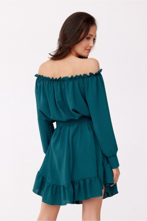 Sukienka Model Cindy BUT SUK0400 Bottle Green - Roco Fashion