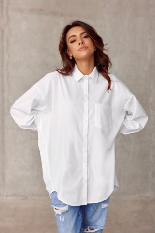 Koszula Damska Model EKR BLU0155 Ecru - Roco Fashion