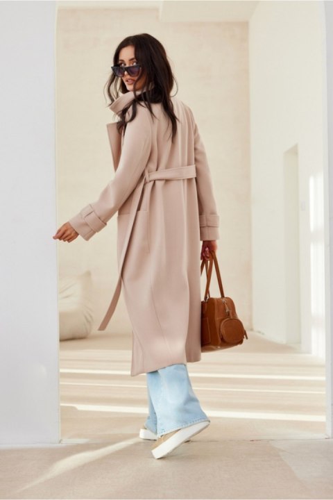 Płaszcz Damski Model Katsy BEZ PLA0041 Beige - Roco Fashion