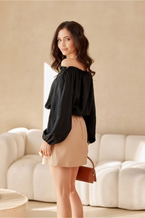 Spódnica Model Jackie BEZ SPO0052 Beige - Roco Fashion