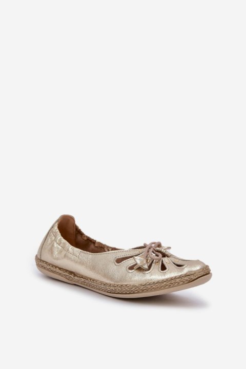 Baleriny Model Zazoo 10179 Gold - Step in style