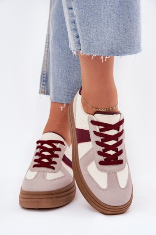 Buty Sportowe Model Dovina BL535P Bordo - Step in style