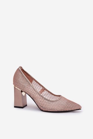 Czółenka Model Vinceza 62211 Beige - Step in style
