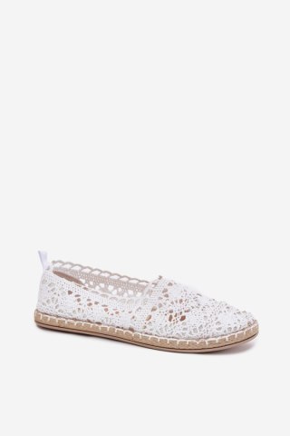 Espadryle Model Adelira WD251 White - Step in style