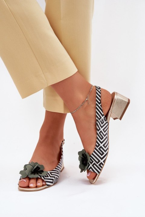 Sandały Model Laura Messi 2973 White/Black - Step in style