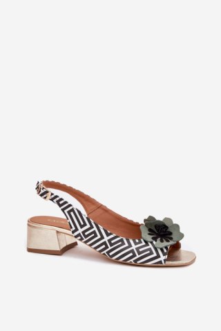 Sandały Model Laura Messi 2973 White/Black - Step in style