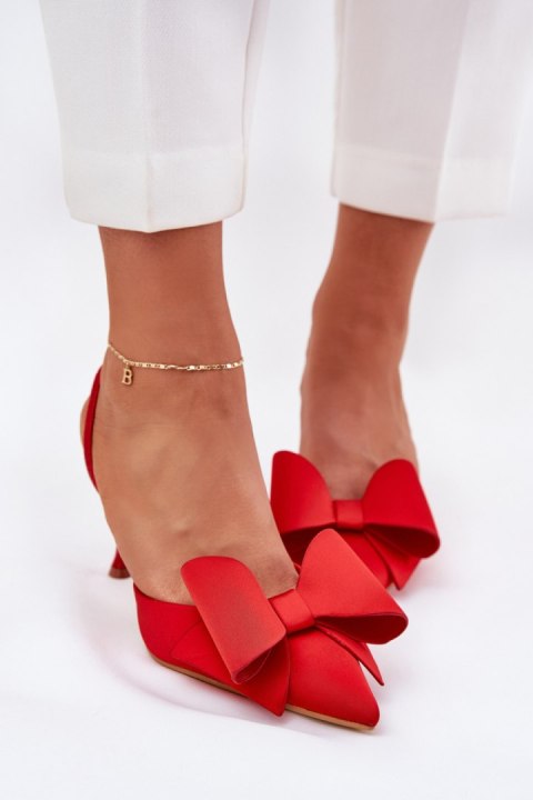 Szpilki Model Eklevia UC-158 Red - Step in style