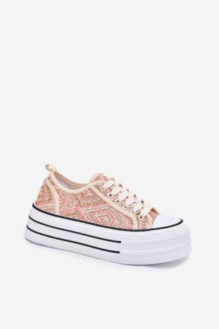 Trampki Model Melina 806-4D Pink - Step in style