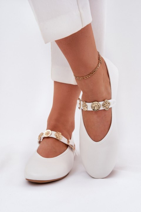 Baleriny Model Firicene 1860 White - Step in style