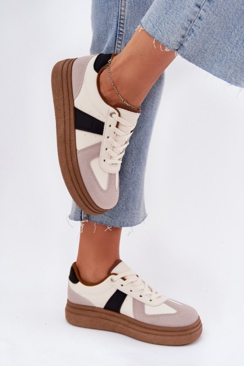 Buty Sportowe Model Dovina BL535P Beige - Step in style
