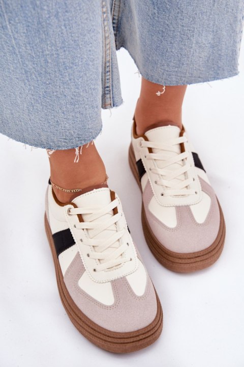 Buty Sportowe Model Dovina BL535P Beige - Step in style