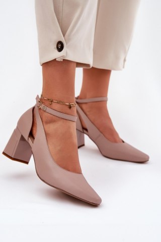 Czółenka Model Maciejka K6816-04 Beige - Step in style