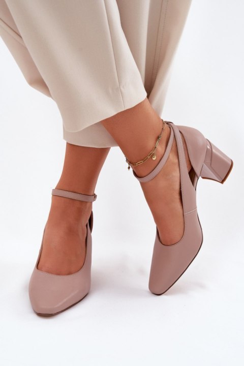 Czółenka Model Maciejka K6816-04 Beige - Step in style