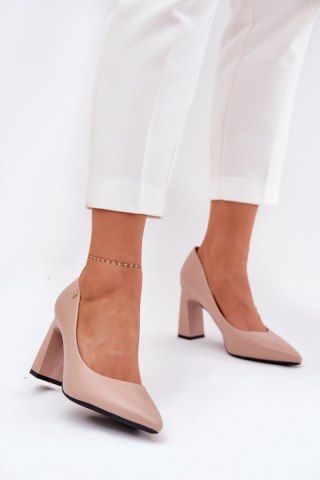 Czółenka Model Vinceza 62221 Beige - Step in style