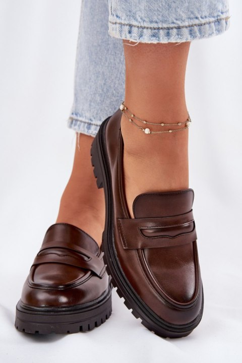 Mokasyny Model Enticca 24PB39-7399 Brown - Step in style