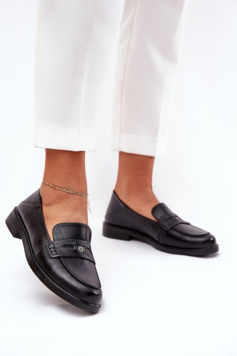 Mokasyny Model Vinceza 18100 Black - Step in style