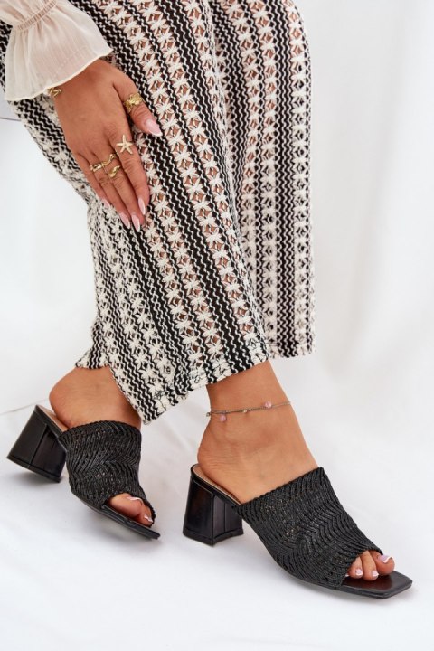 Sandał Klapki Model Ciariloria FY35-6 Black - Step in style