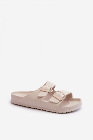 Sandał Klapki Model Luciene 24SD97-7738 Beige - Step in style