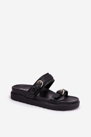 Sandał Klapki Model Wernone TL8-175 Black - Step in style