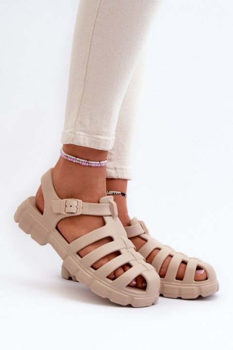 Sandały Model Gasaria 3761 Beige - Step in style