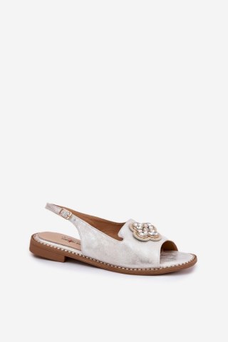 Sandały Model S.Barski KV51-080 Silver - Step in style