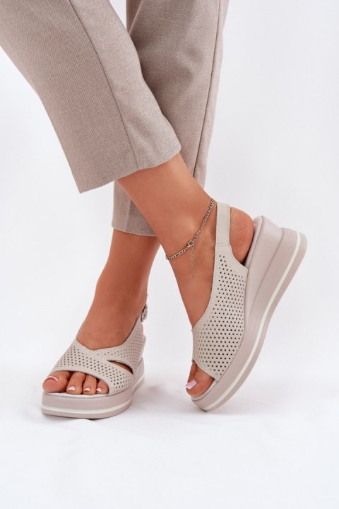 Sandały Model S.Barski LR51-660 Beige - Step in style