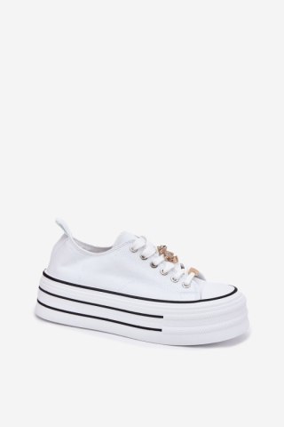 Trampki Model Fiorina 890-4B White - Step in style