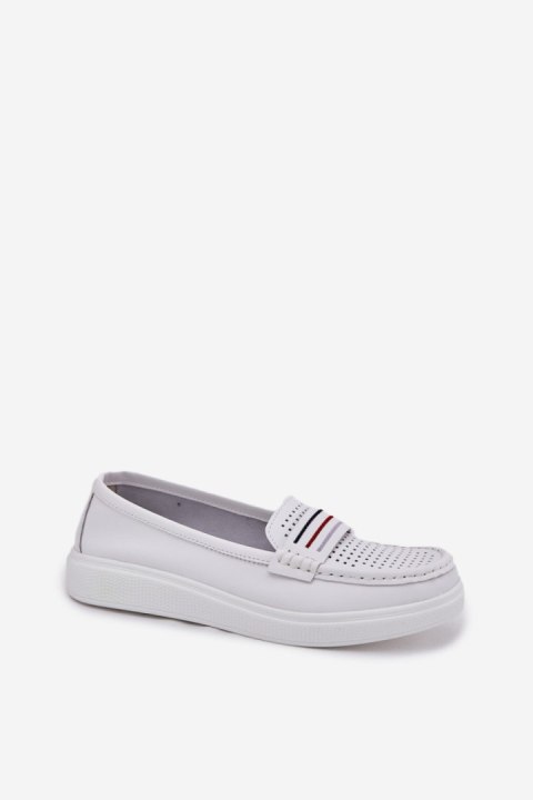 Mokasyny Model Dovema 25PB18-8447 White - Step in style