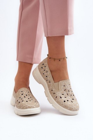 Półbuty Model Emilei 23PB02-5592 Beige - Step in style
