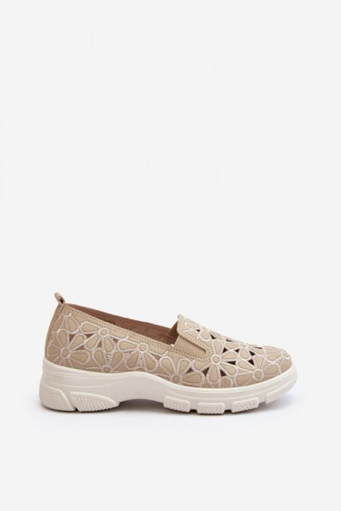 Półbuty Model Emilei 23PB02-5592 Beige - Step in style