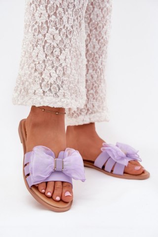 Sandał Klapki Model Tanira 2709-6 Violet - Step in style