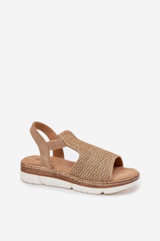 Sandały Model Jelana 25SD35-8828 Beige/Gold - Step in style