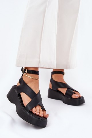 Sandały Model Tenzorus WS-001 Black - Step in style