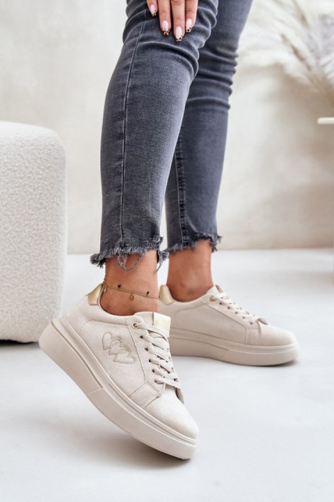 Buty Sportowe Model Big Star MM274618 Beige - Step in style Buty Sportowe Model Big Star MM274618 Beige - Step in style