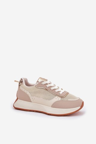 Buty Sportowe Model Poova 8960 Beige - Step in style