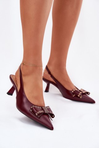 Czółenka Model Folesca QQ-255 Bordo - Step in style