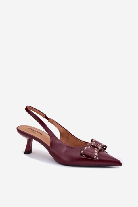 Czółenka Model Folesca QQ-255 Bordo - Step in style