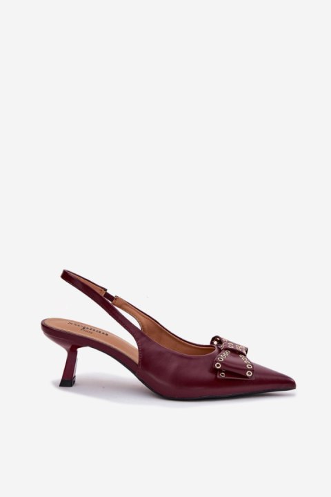 Czółenka Model Folesca QQ-255 Bordo - Step in style