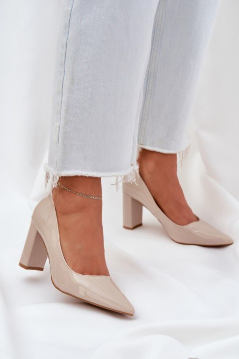 Czółenka Model Kilanne AI08 Beige - Step in style