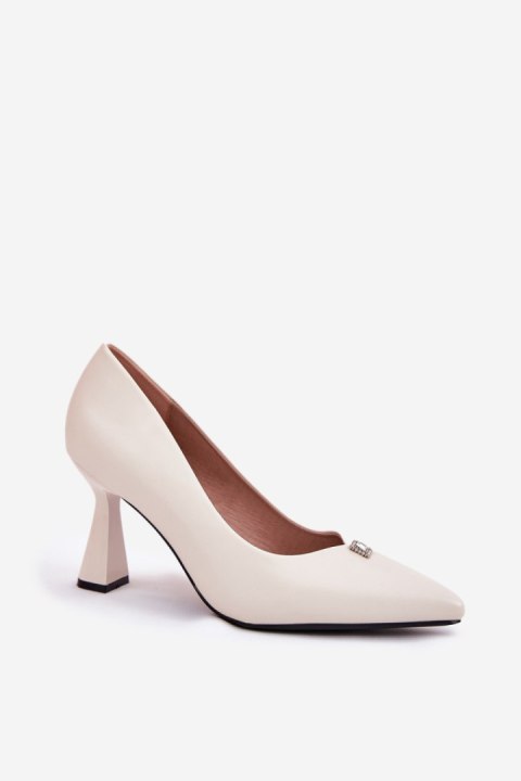 Czółenka Model Vinceza 62222 Beige - Step in style