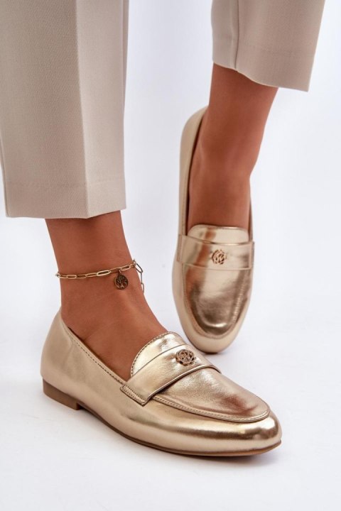 Mokasyny Model Sylvaine 24PB98-6990 Gold - Step in style