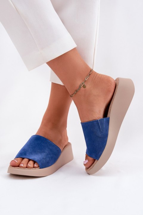 Sandał Klapki Model Panto Fino RR267041 Blue - Step in style