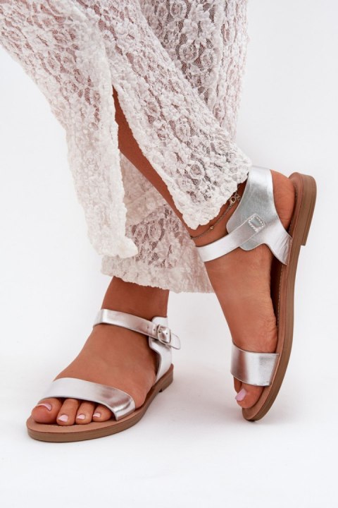 Sandały Model Kivara 11-59 Silver - Step in style