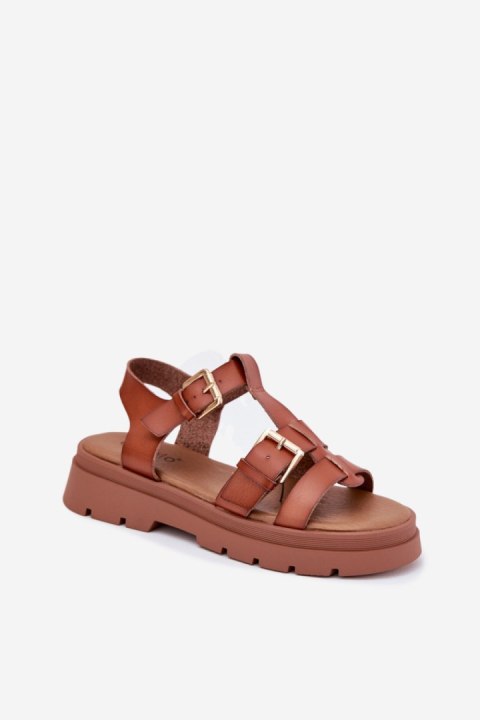 Sandały Model Mireza 25SD42-8907 Camel - Step in style