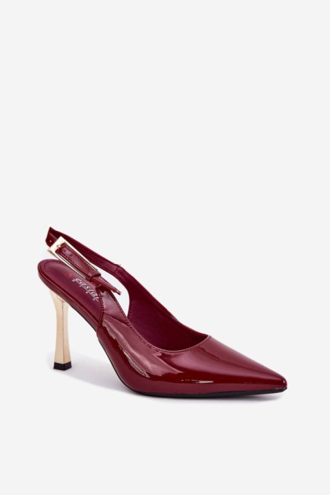 Szpilki Model Rivori LE116P Bordo - Step in style