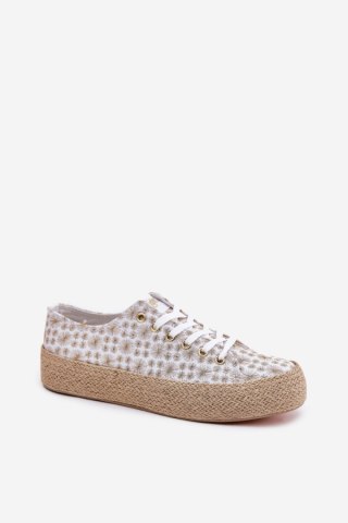 Trampki Model Lee Cooper LCW-25-08-3648L White/Gold - Step in style